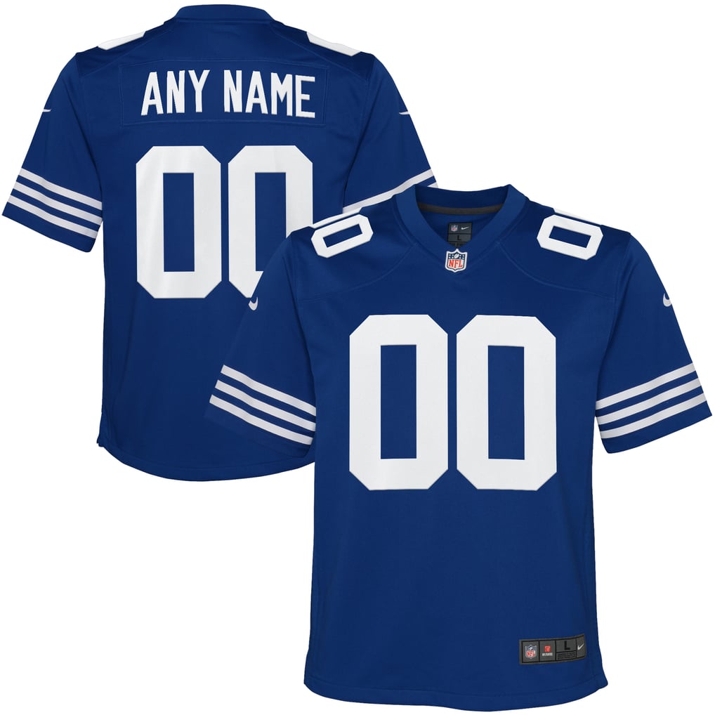 Youth Indianapolis Colts Nike Royal Alternate Custom Game Jersey - Image 1