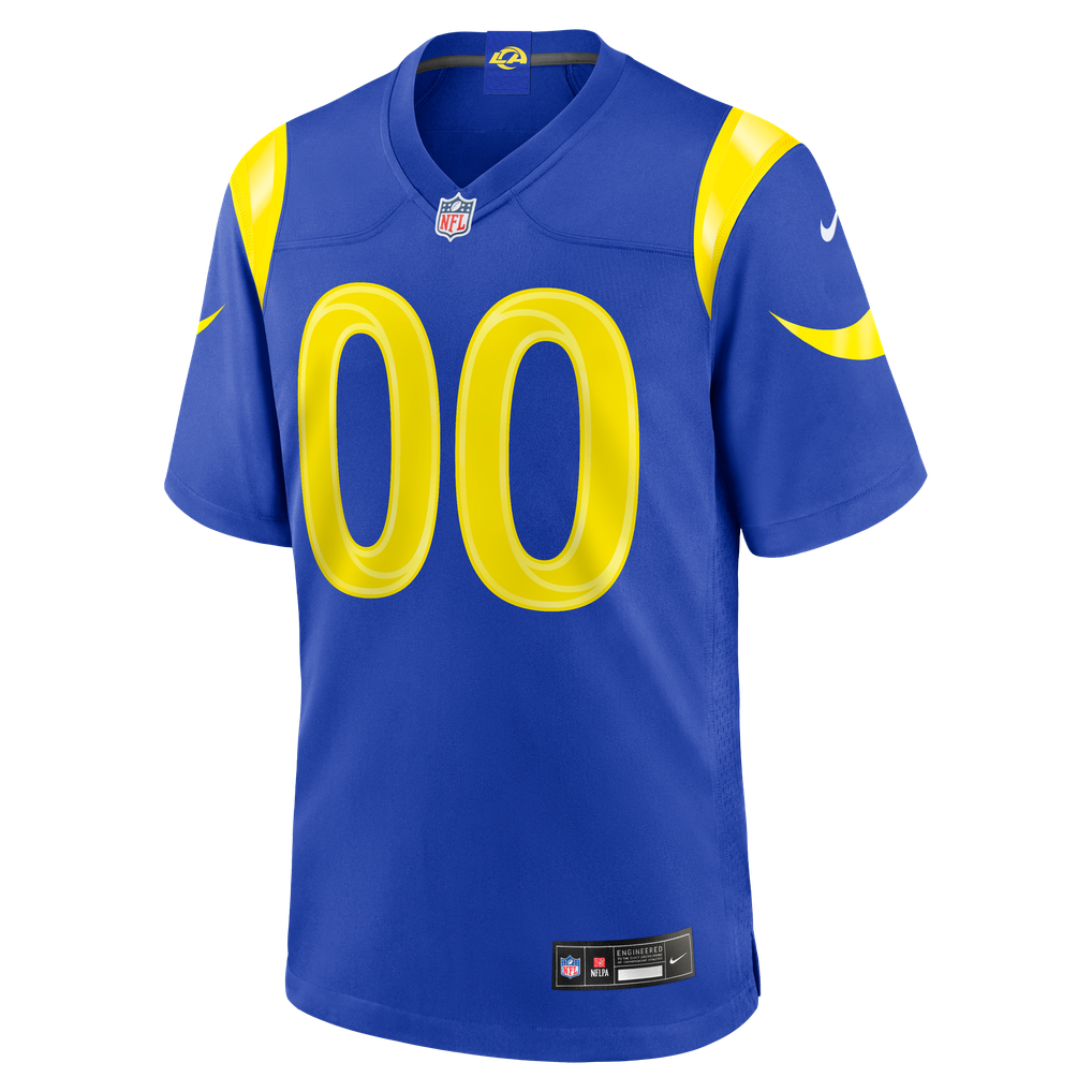 Youth Los Angeles Rams Nike Royal Custom Game Jersey - Image 3