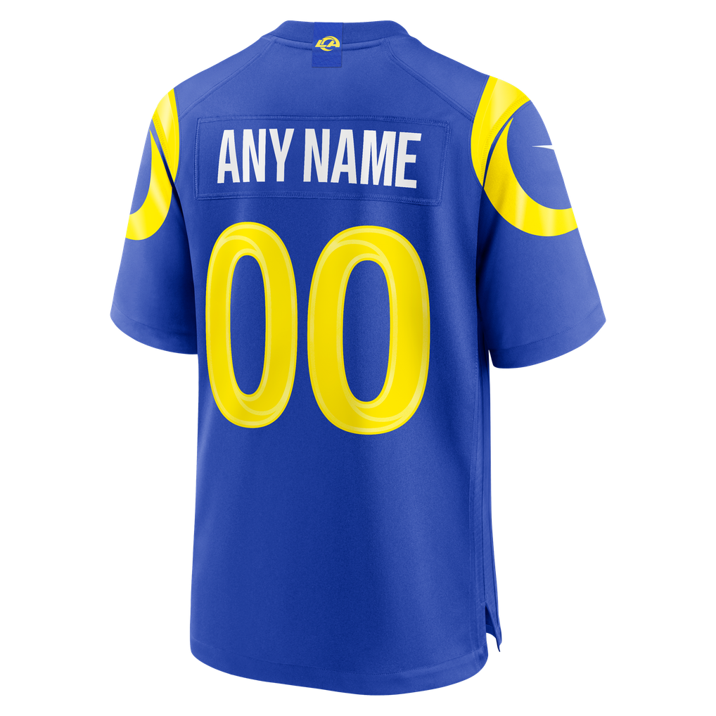 Youth Los Angeles Rams Nike Royal Custom Game Jersey - Image 4