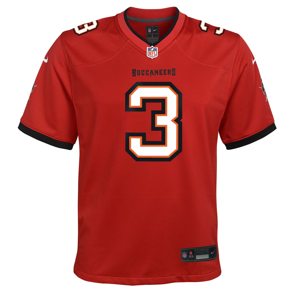 Youth Tampa Bay Buccaneers Rueben Bain Jr. Nike Red Team Game Jersey - Image 3