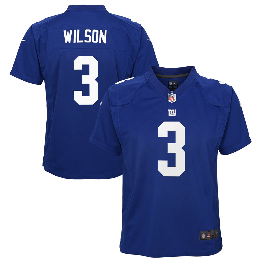 Youth New York Giants Russell Wilson Nike Royal Game Jersey - Image 2