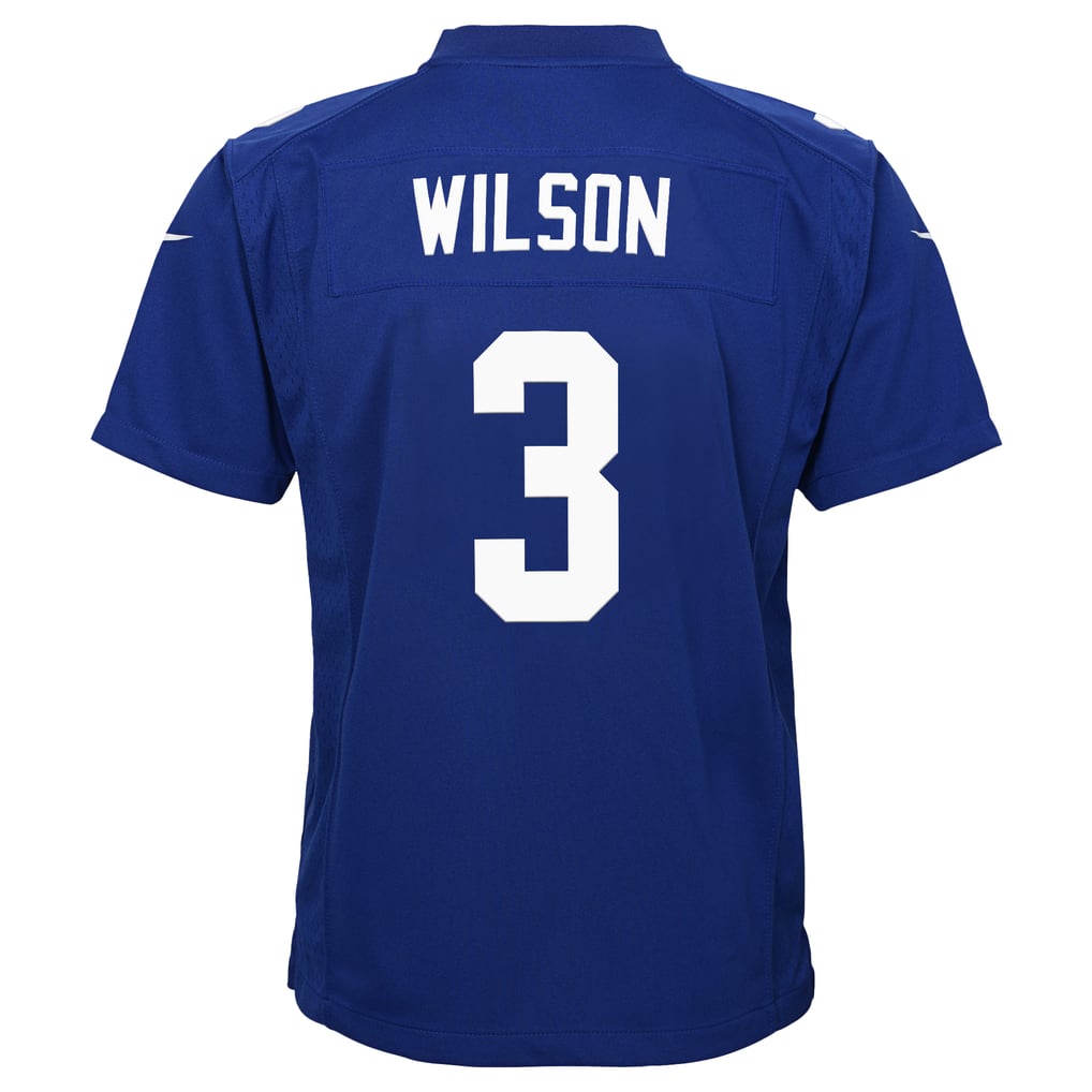 Youth New York Giants Russell Wilson Nike Royal Game Jersey - Image 4