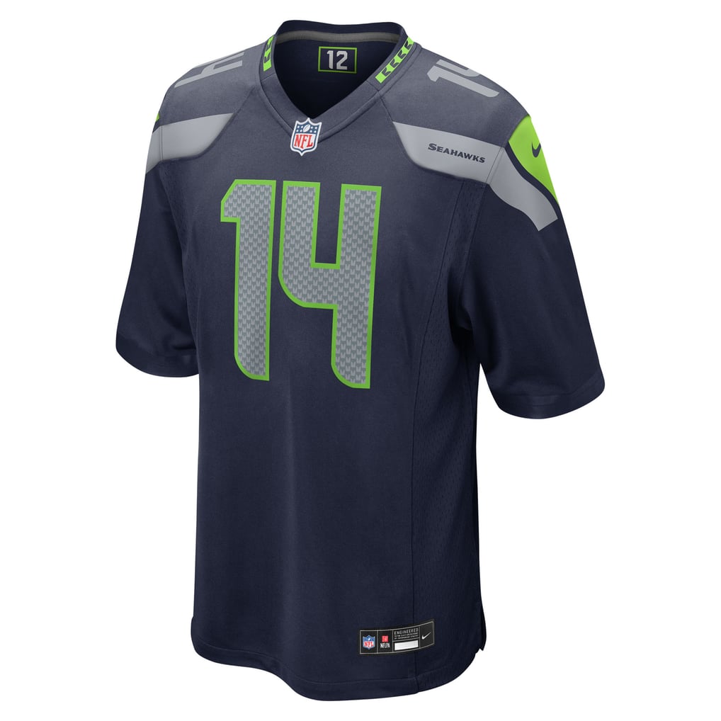 Youth Seattle Seahawks Sam Darnold Nike College Navy Team Game Jersey - Image 3