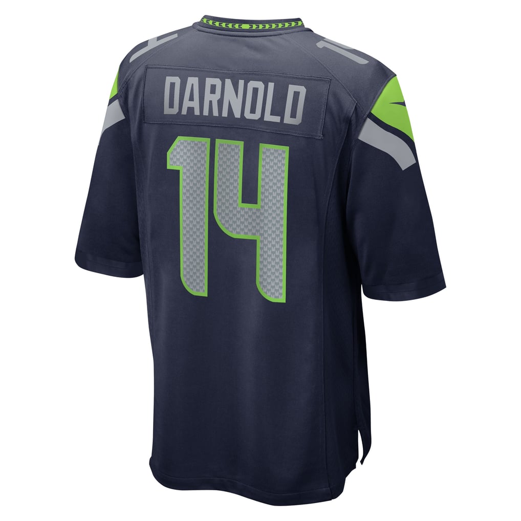 Youth Seattle Seahawks Sam Darnold Nike College Navy Team Game Jersey - Image 4