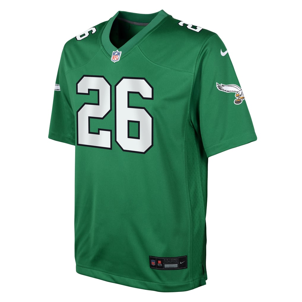 Youth Philadelphia Eagles Saquon Barkley Nike Kelly Green Game Jersey - Image 3