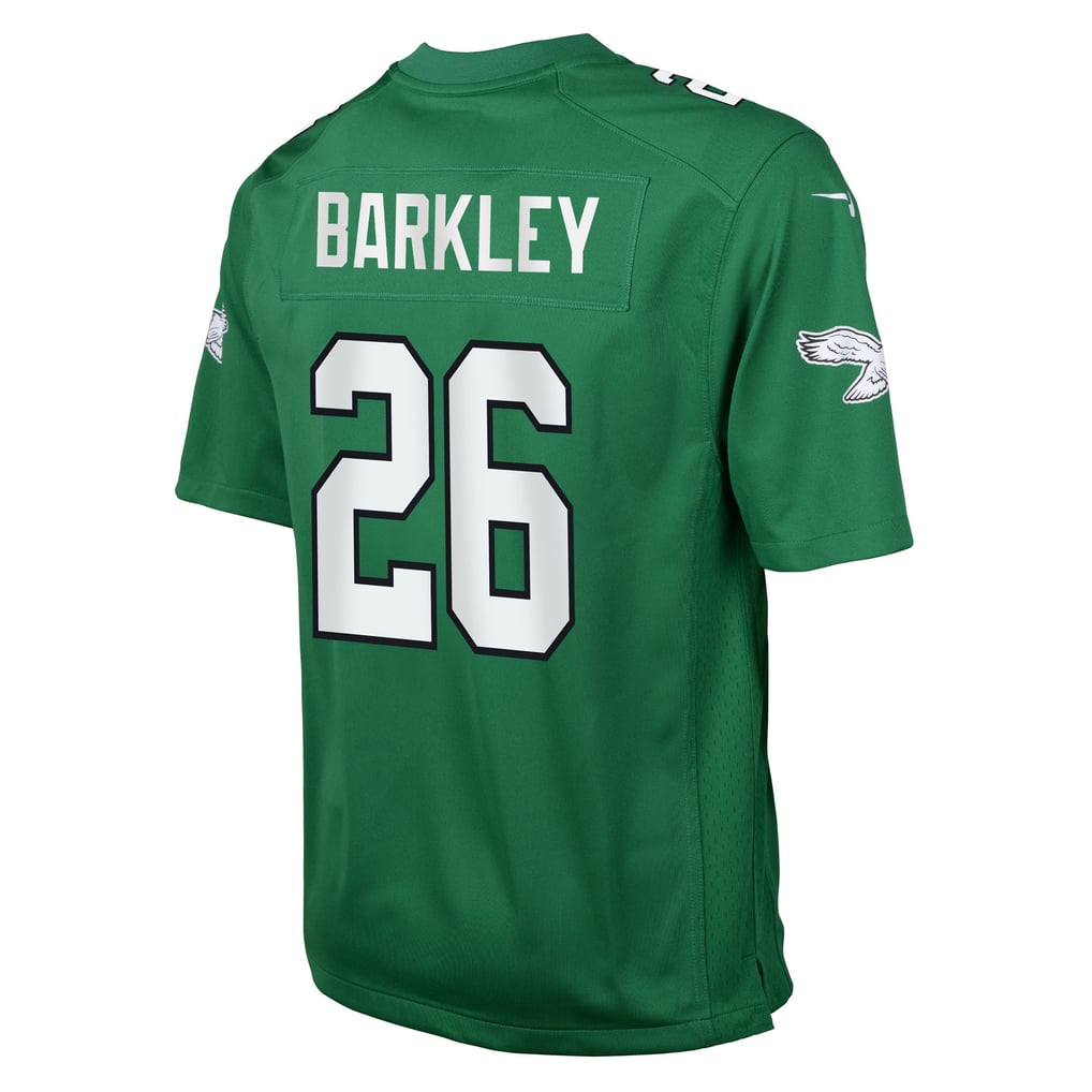 Youth Philadelphia Eagles Saquon Barkley Nike Kelly Green Game Jersey - Image 4