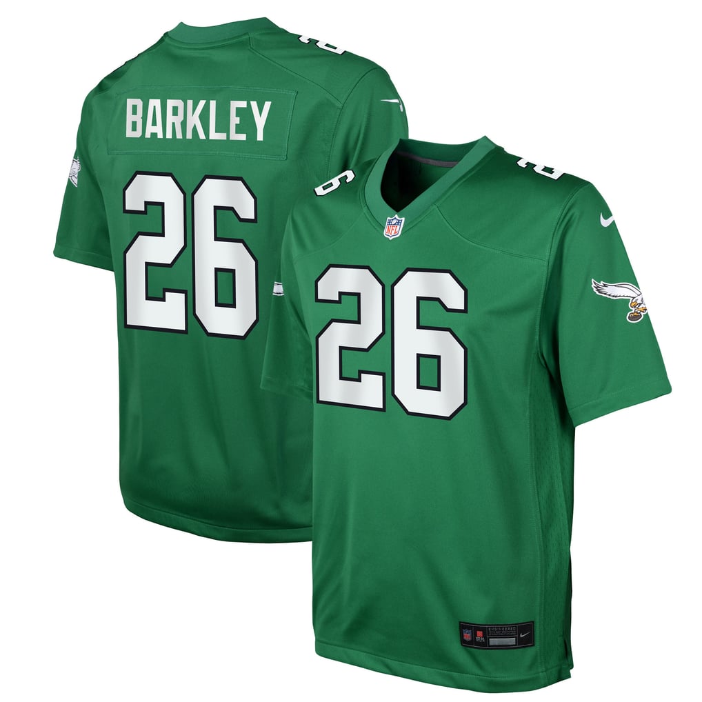 Youth Philadelphia Eagles Saquon Barkley Nike Kelly Green Game Jersey - Image 1