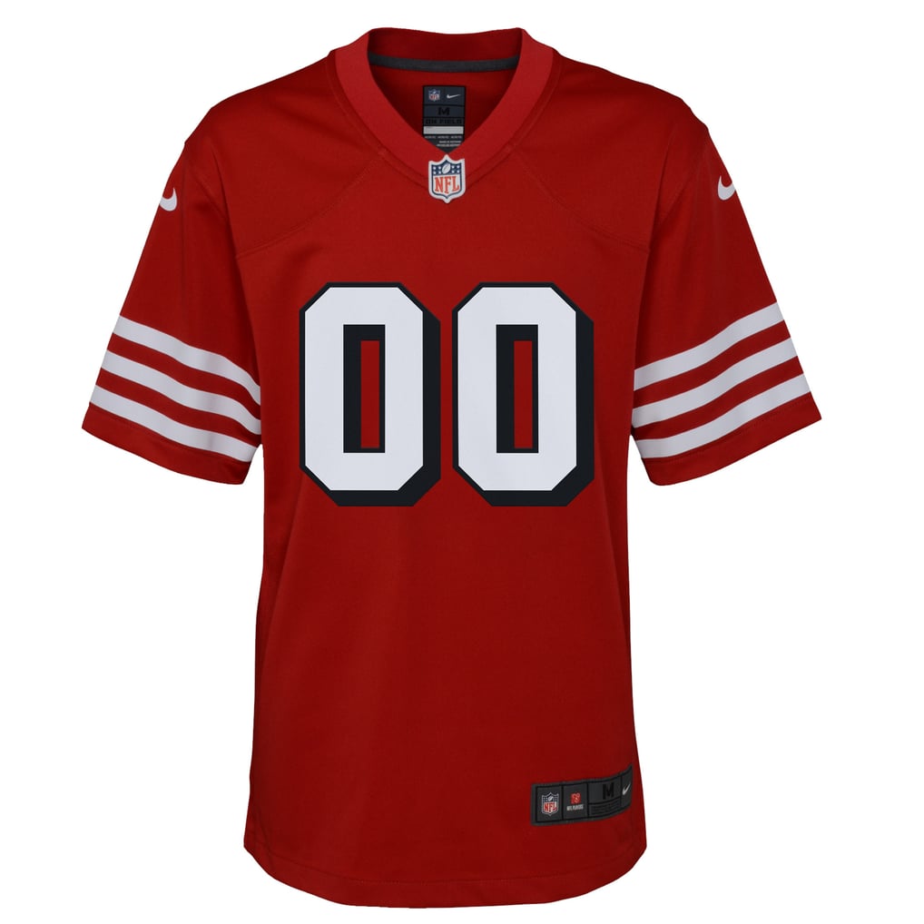 Youth San Francisco 49ers Nike Scarlet Alternate Custom Game Jersey - Image 3