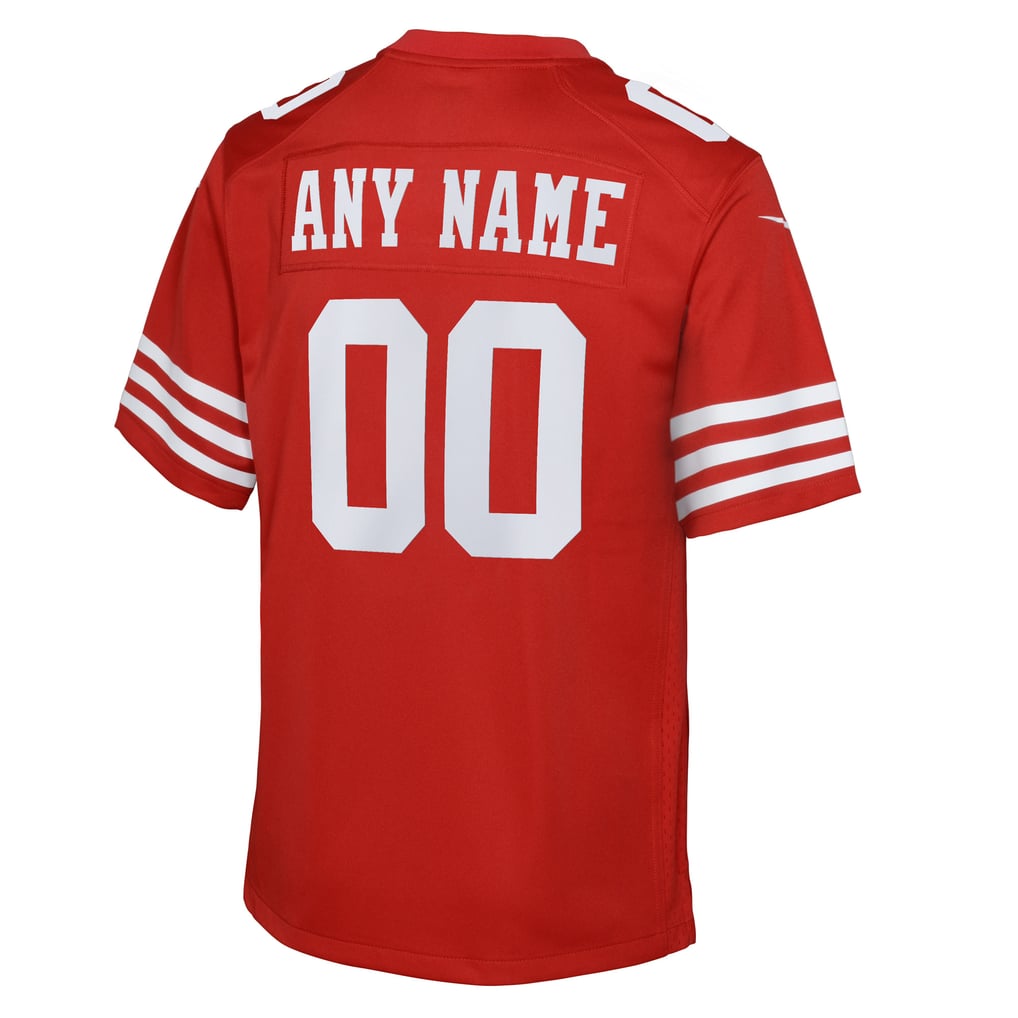 Youth San Francisco 49ers Nike Scarlet Game Custom Jersey - Image 4