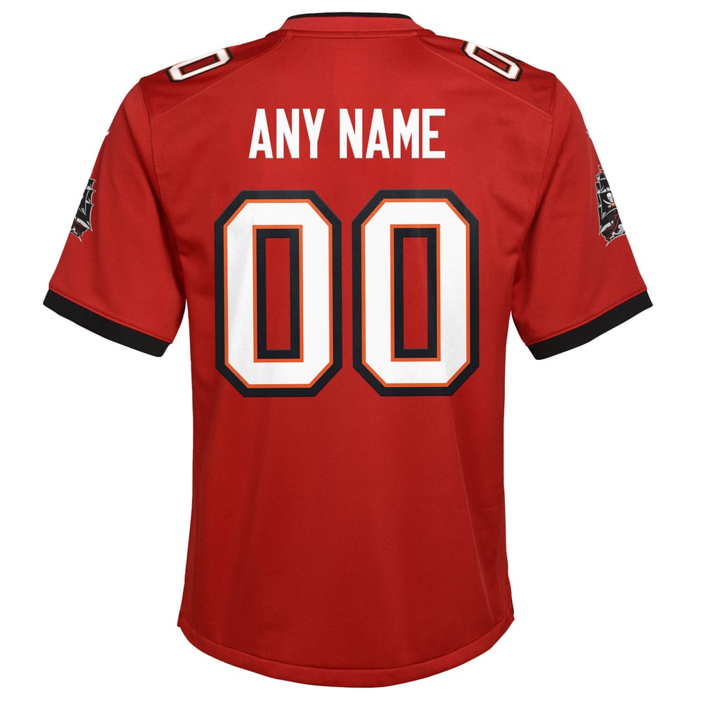 Youth Nike Tampa Bay Buccaneers Red Custom Game Jersey - Image 4
