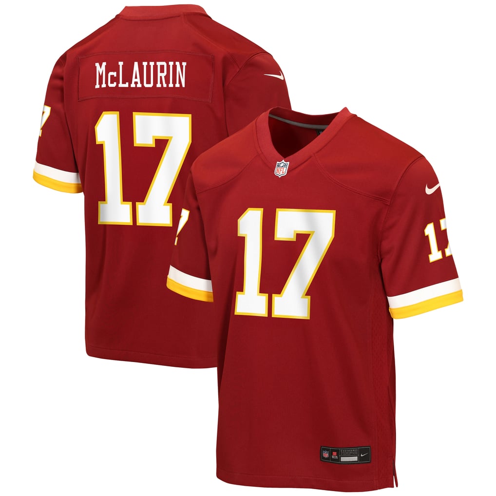 Youth Washington Commanders Nike Burgundy Game Jersey - Image 2
