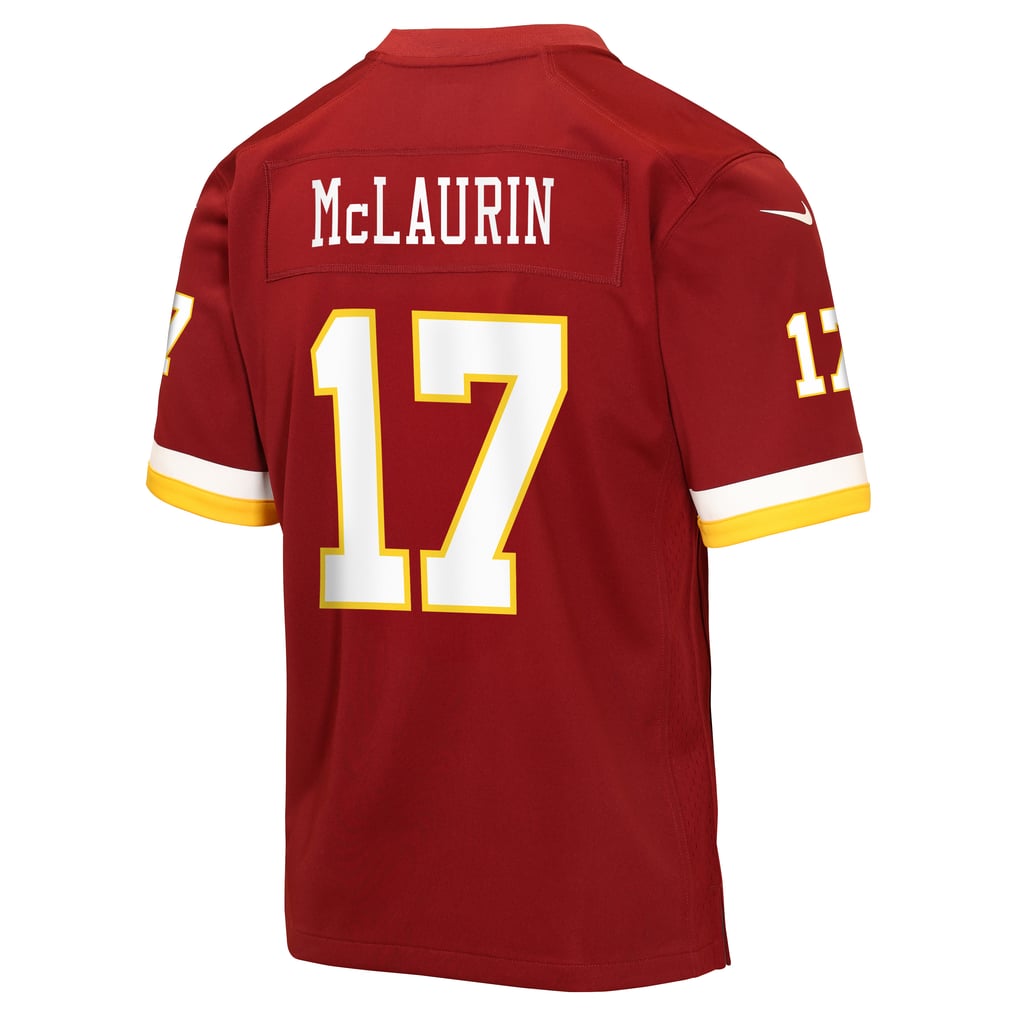 Youth Washington Commanders Nike Burgundy Game Jersey - Image 4