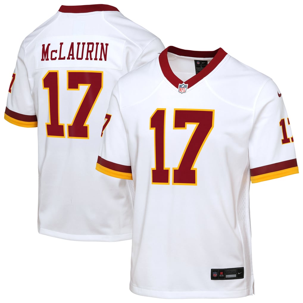 Youth Washington Commanders Terry McLaurin Nike White Game Super Bowl Era Jersey - Image 1