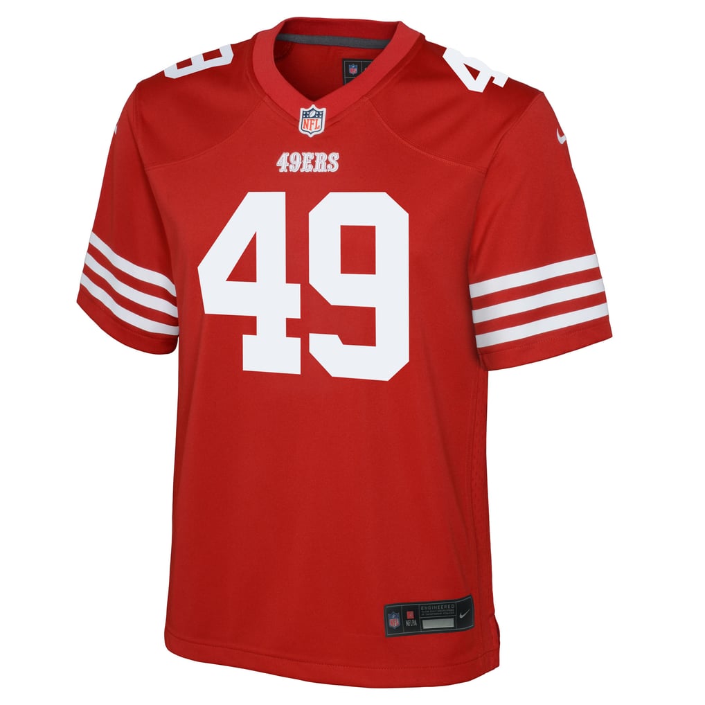 Youth San Francisco 49ers The Faithful Nike Scarlet Team Game Jersey - Image 3