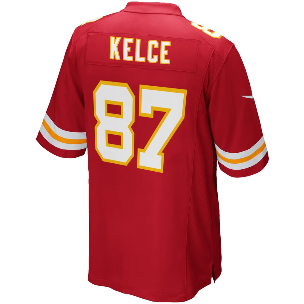 Youth Kansas City Chiefs Travis Kelce Nike Red Game Jersey - Image 4