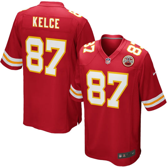 Youth Kansas City Chiefs Travis Kelce Nike Red Game Jersey - Image 1