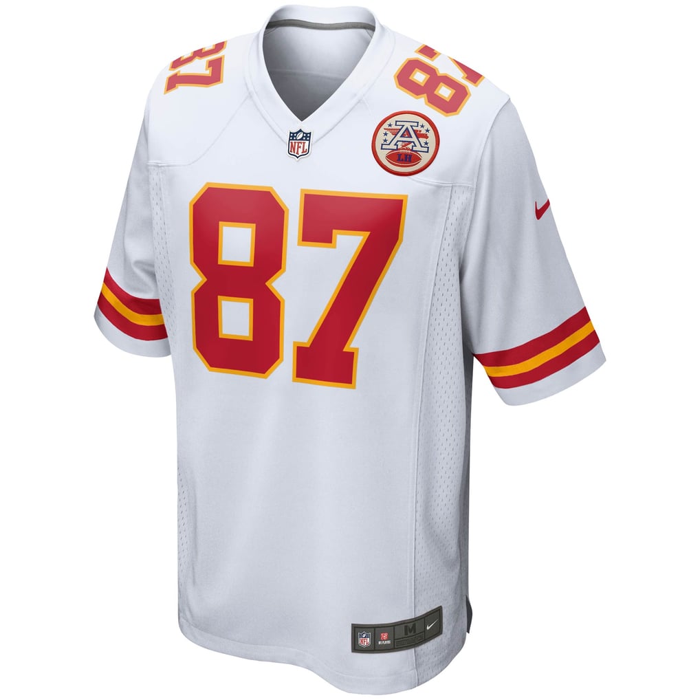 Youth Kansas City Chiefs Travis Kelce Nike White Game Jersey - Image 3
