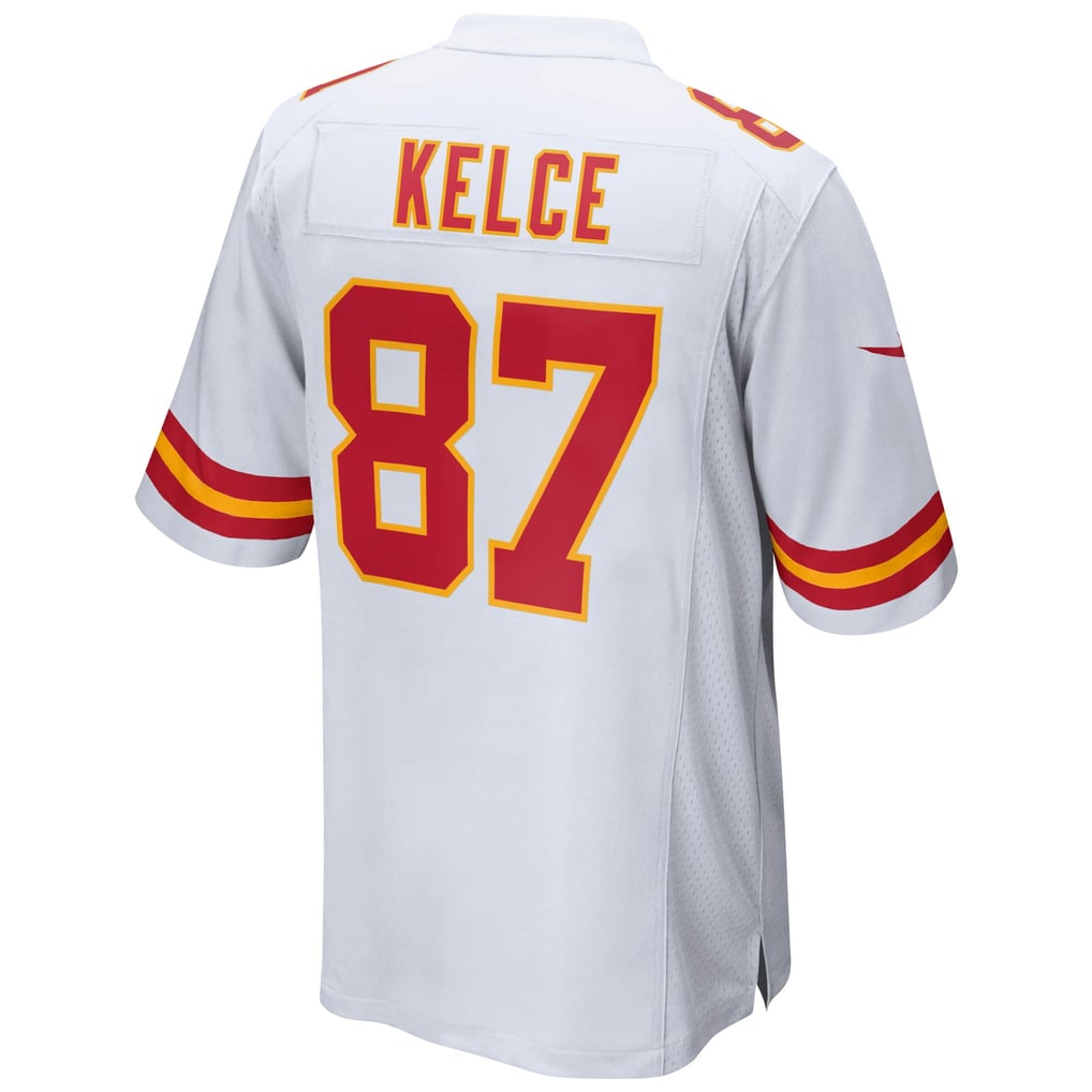 Youth Kansas City Chiefs Travis Kelce Nike White Game Jersey - Image 4