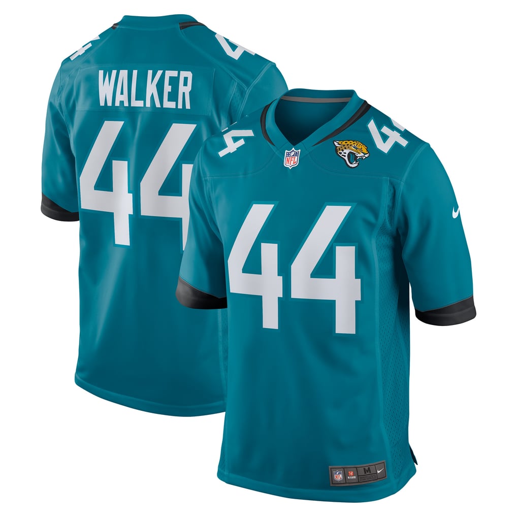 Youth Jacksonville Jaguars Travon Walker Nike Teal Game Jersey - Image 2