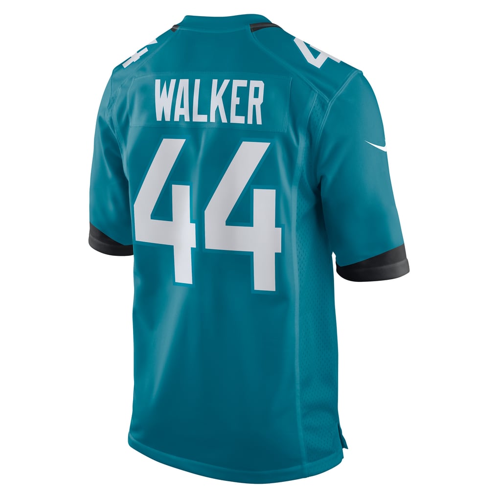 Youth Jacksonville Jaguars Travon Walker Nike Teal Game Jersey - Image 4
