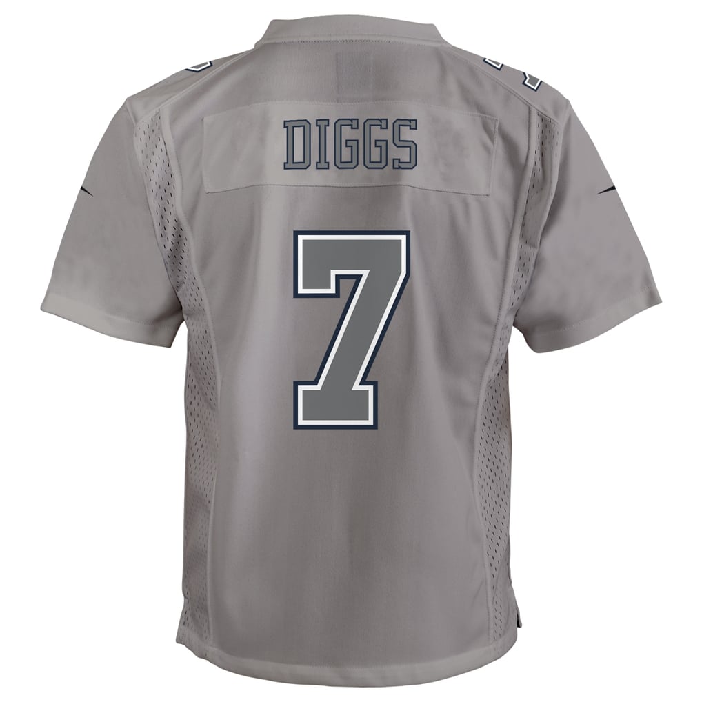 Youth Dallas Cowboys Trevon Diggs Nike Gray Atmosphere Game Jersey - Image 4