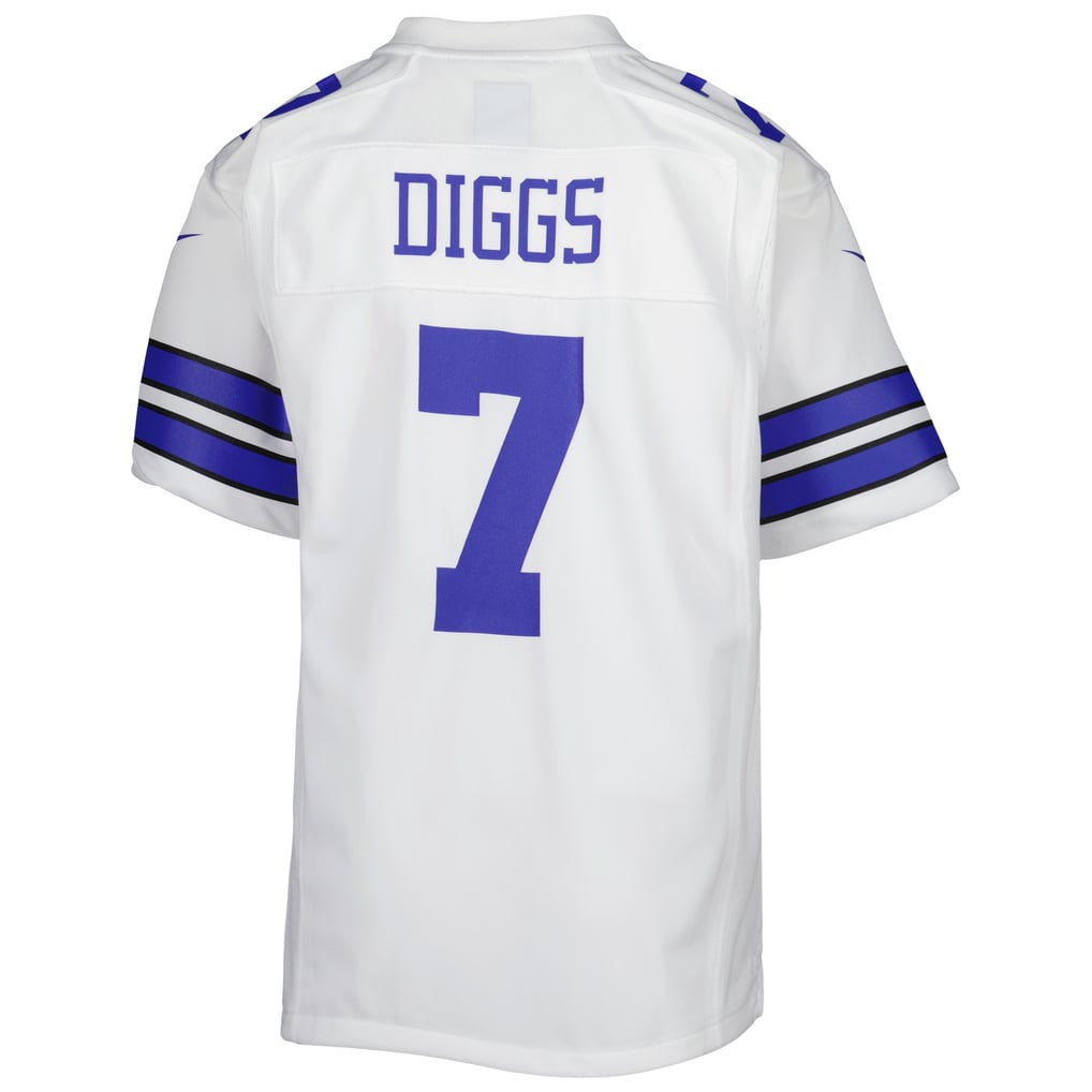 Youth Dallas Cowboys Trevon Diggs Nike White Game Jersey - Image 4