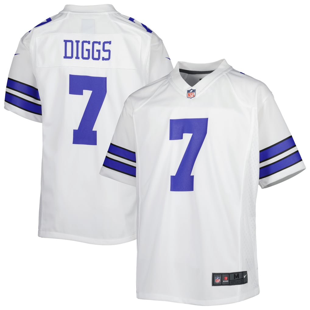 Youth Dallas Cowboys Trevon Diggs Nike White Game Jersey - Image 1