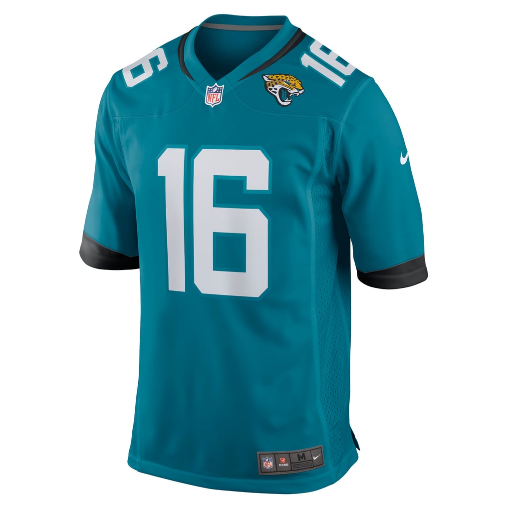 Youth Jacksonville Jaguars Trevor Lawrence Nike Teal Game Jersey - Image 3