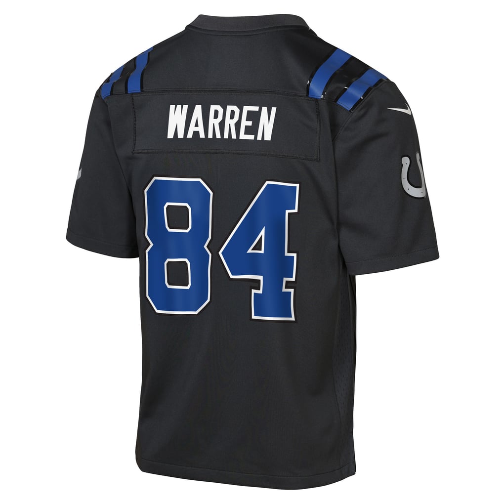 Youth Indianapolis Colts Tyler Warren Nike Anthracite 2026 Rivalries Collection Game Jersey - Image 4