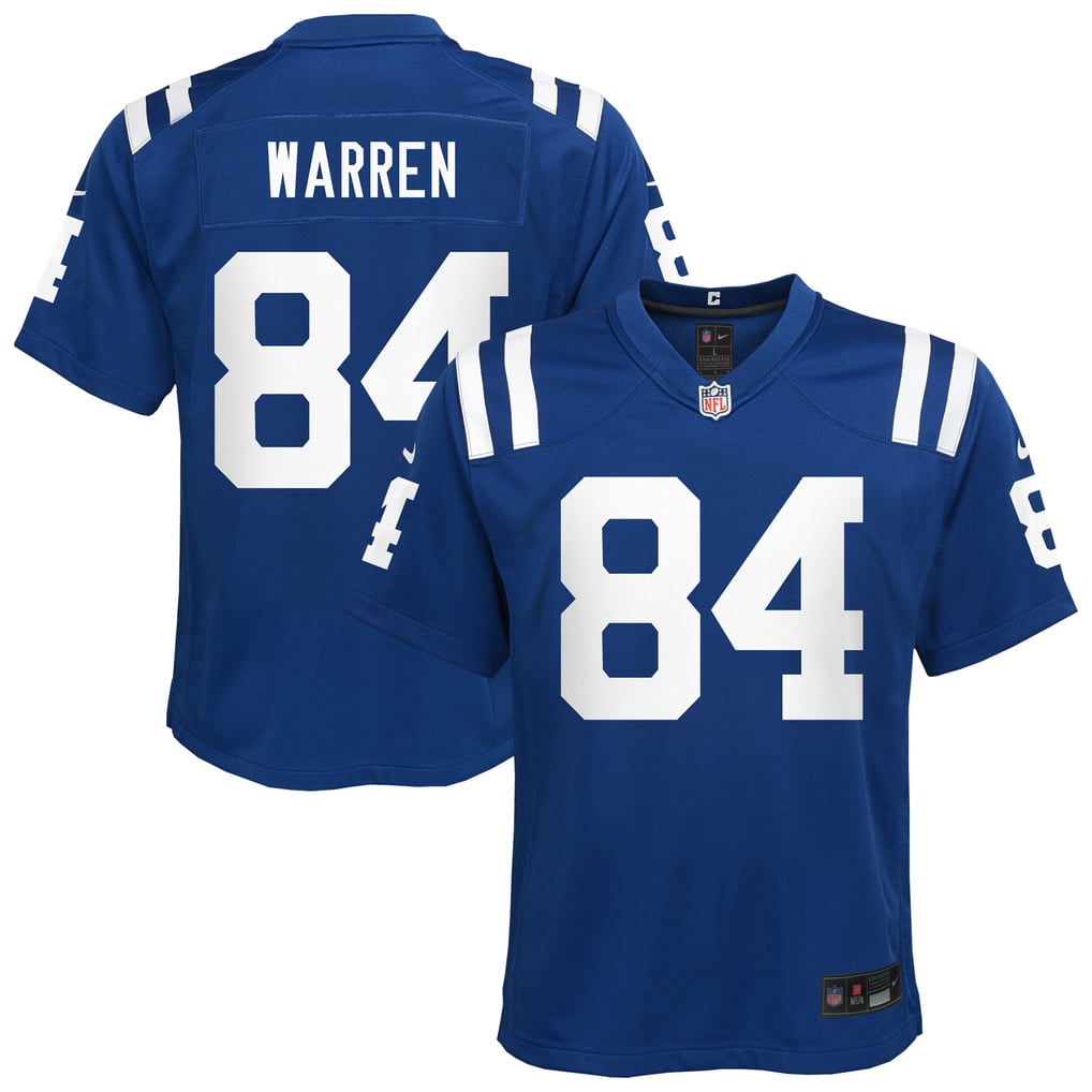 Youth Indianapolis Colts Tyler Warren Nike Royal Team Game Jersey - Image 2