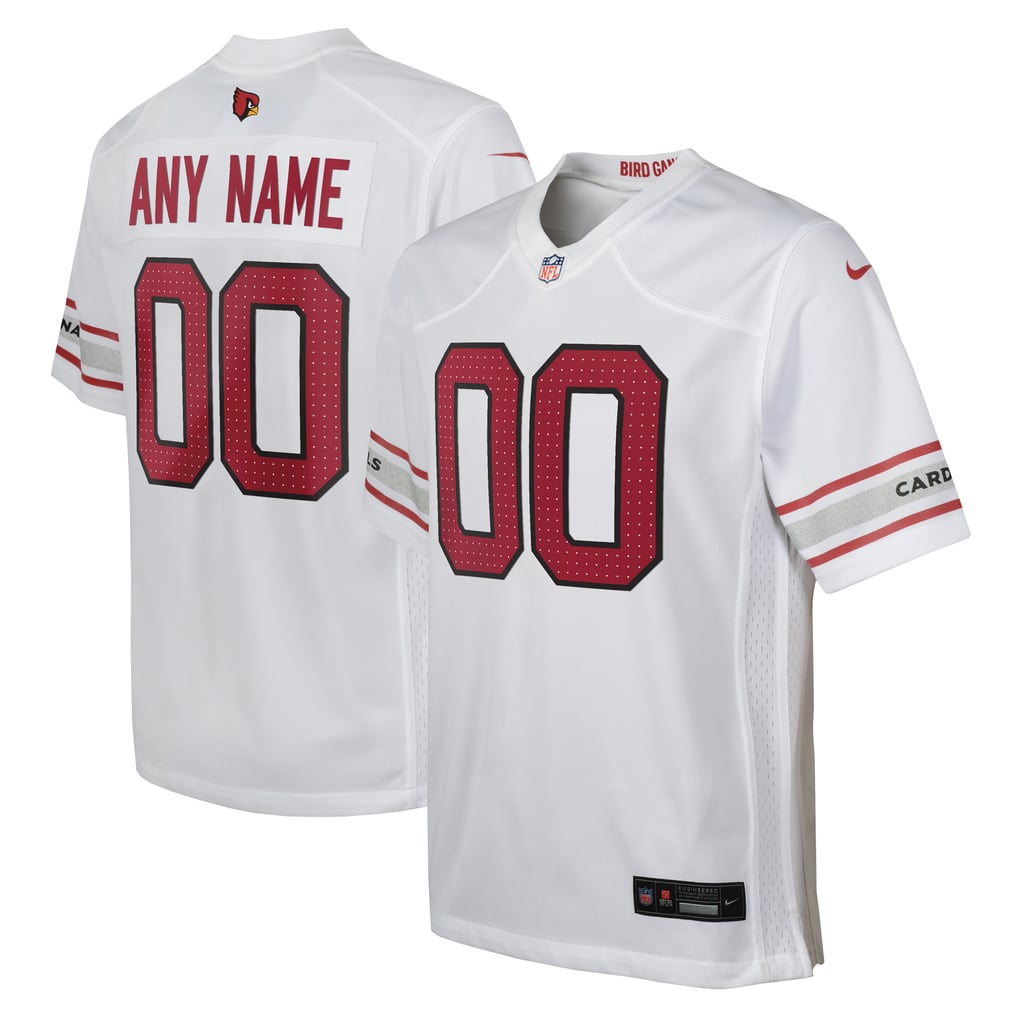 Youth Arizona Cardinals  Nike White Custom Game Jersey - Image 1