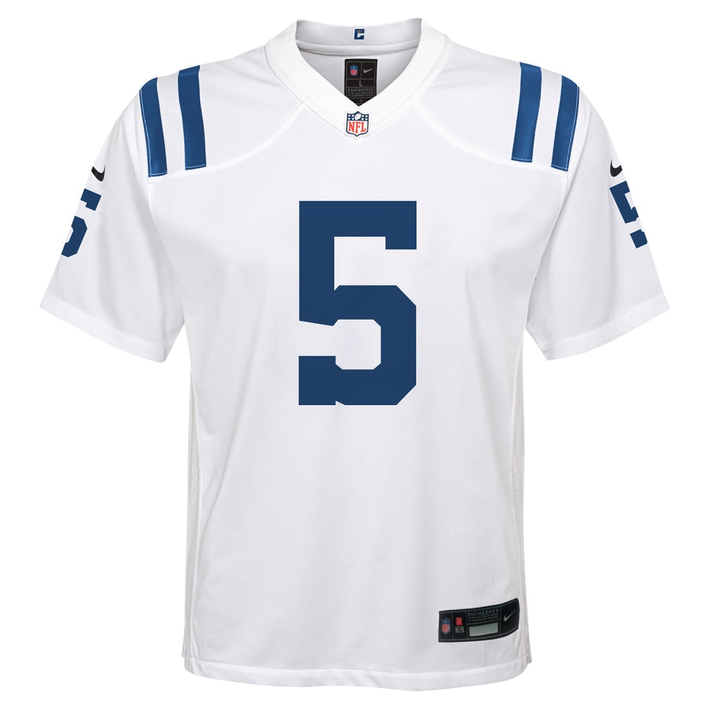 Youth Indianapolis Colts Nike White Game Jersey - Image 3