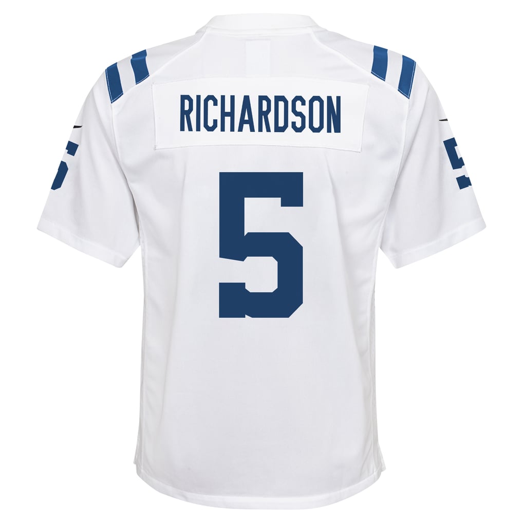 Youth Indianapolis Colts Nike White Game Jersey - Image 4