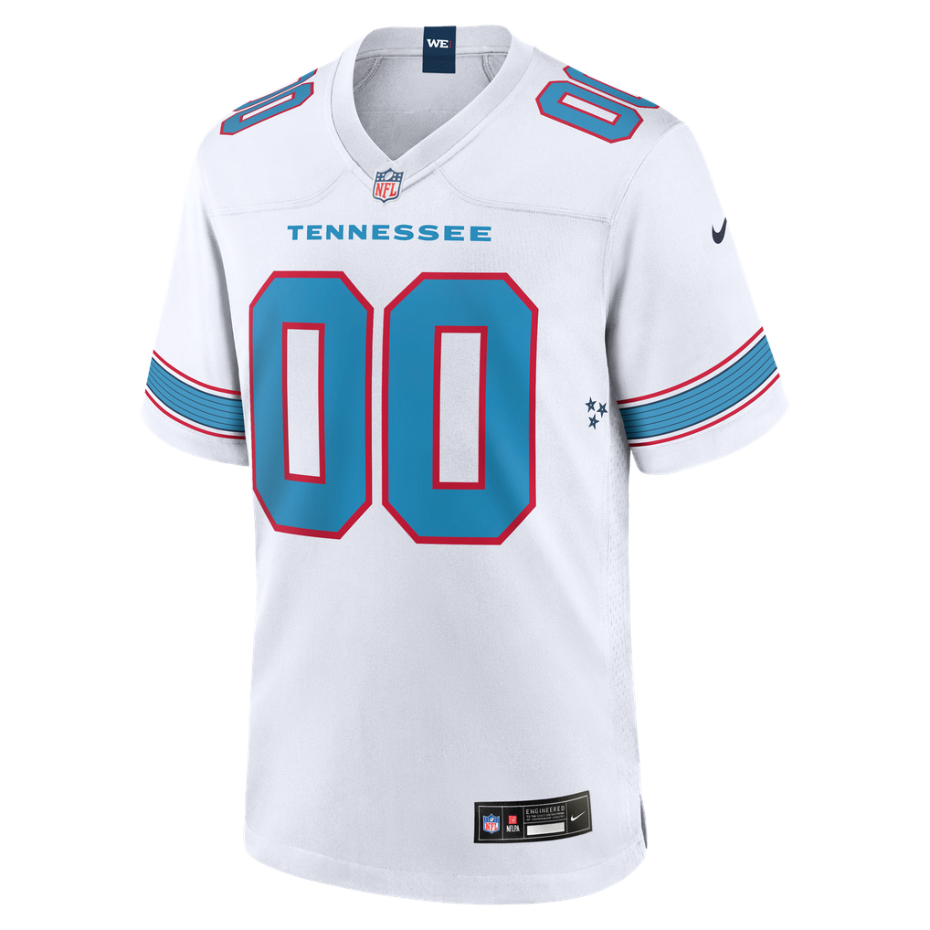 Youth Tennessee Titans Nike White Game Custom Jersey - Image 3