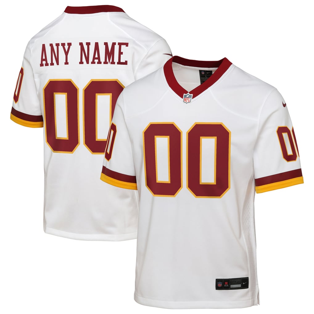 Youth Washington Commanders Nike White Game Super Bowl Era Custom Jersey - Image 2