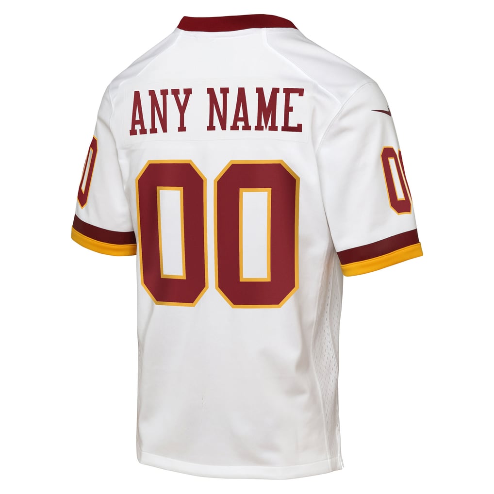 Youth Washington Commanders Nike White Game Super Bowl Era Custom Jersey - Image 4