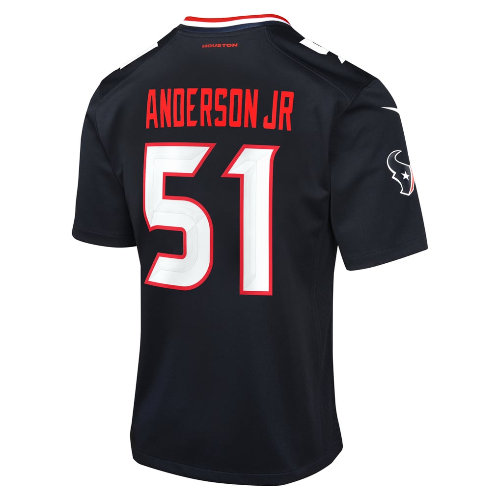 Youth Houston Texans Will Anderson Jr. Nike Navy Game Jersey - Image 4