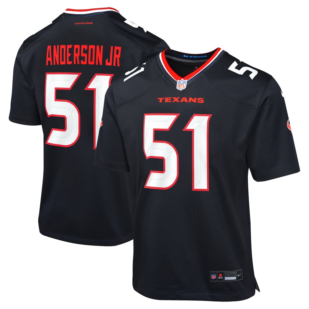 Youth Houston Texans Will Anderson Jr. Nike Navy Game Jersey - Image 1