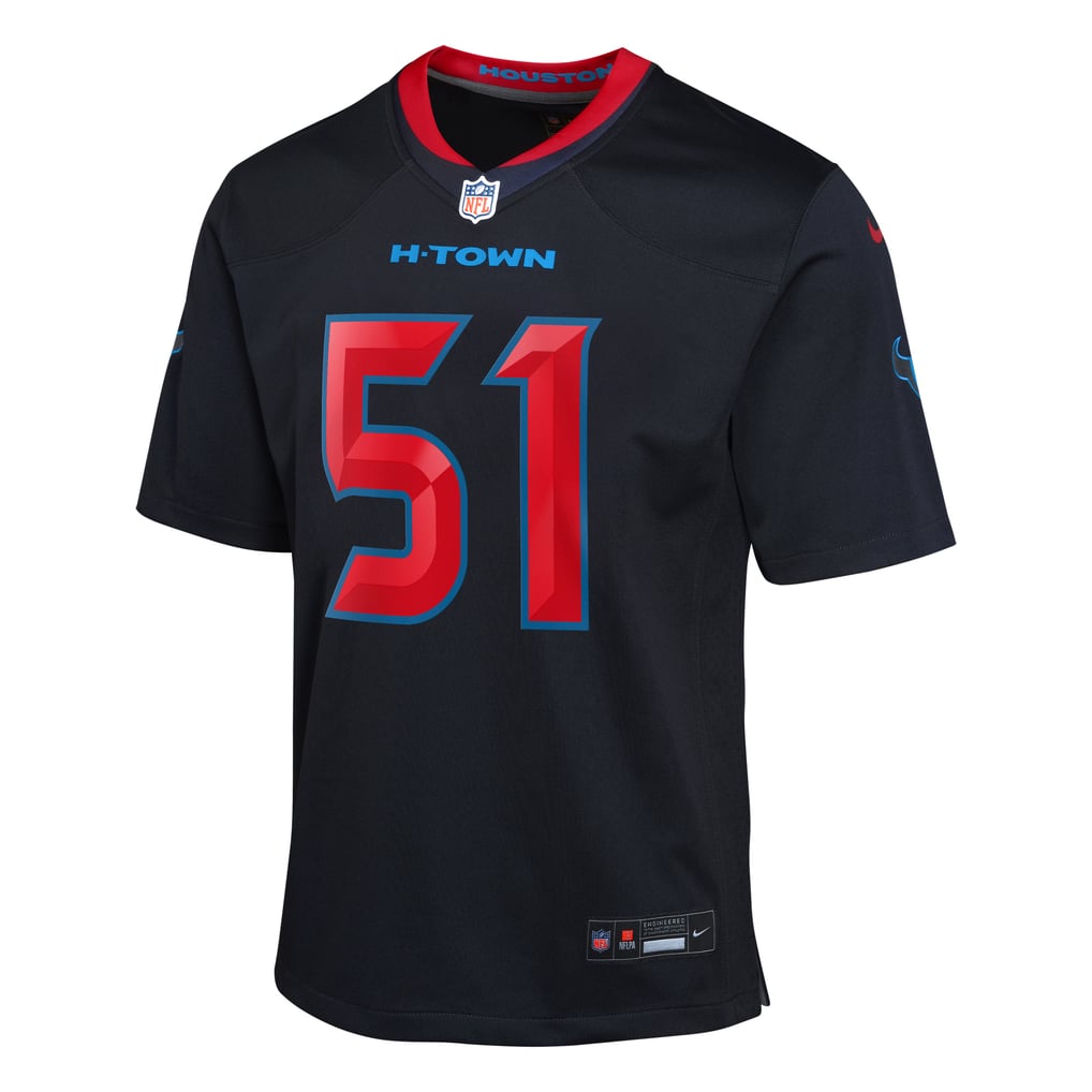 Youth Houston Texans Will Anderson Jr. Nike Navy Game Jersey - Image 3