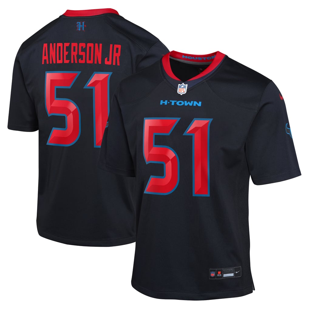 Youth Houston Texans Will Anderson Jr. Nike Navy Game Jersey - Image 1