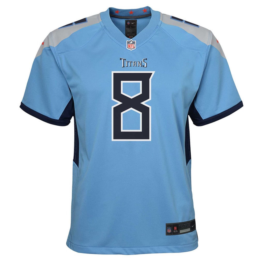 Youth Tennessee Titans Will Levis Nike Light Blue Game Jersey - Image 3