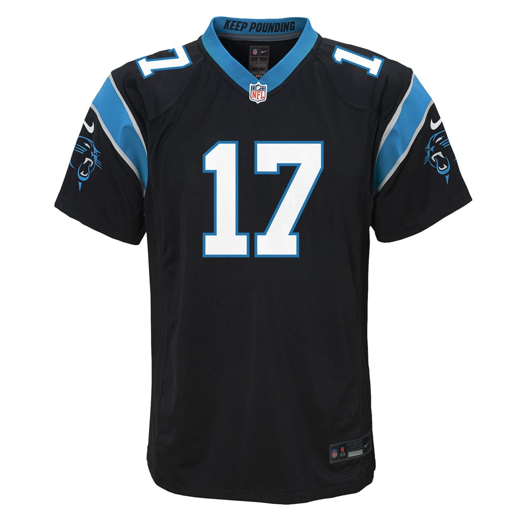 Youth Carolina Panthers Xavier Legette Nike Black Team Game Jersey - Image 3