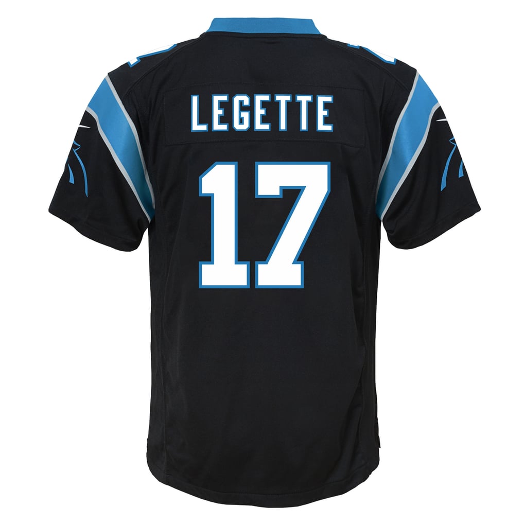Youth Carolina Panthers Xavier Legette Nike Black Team Game Jersey - Image 4
