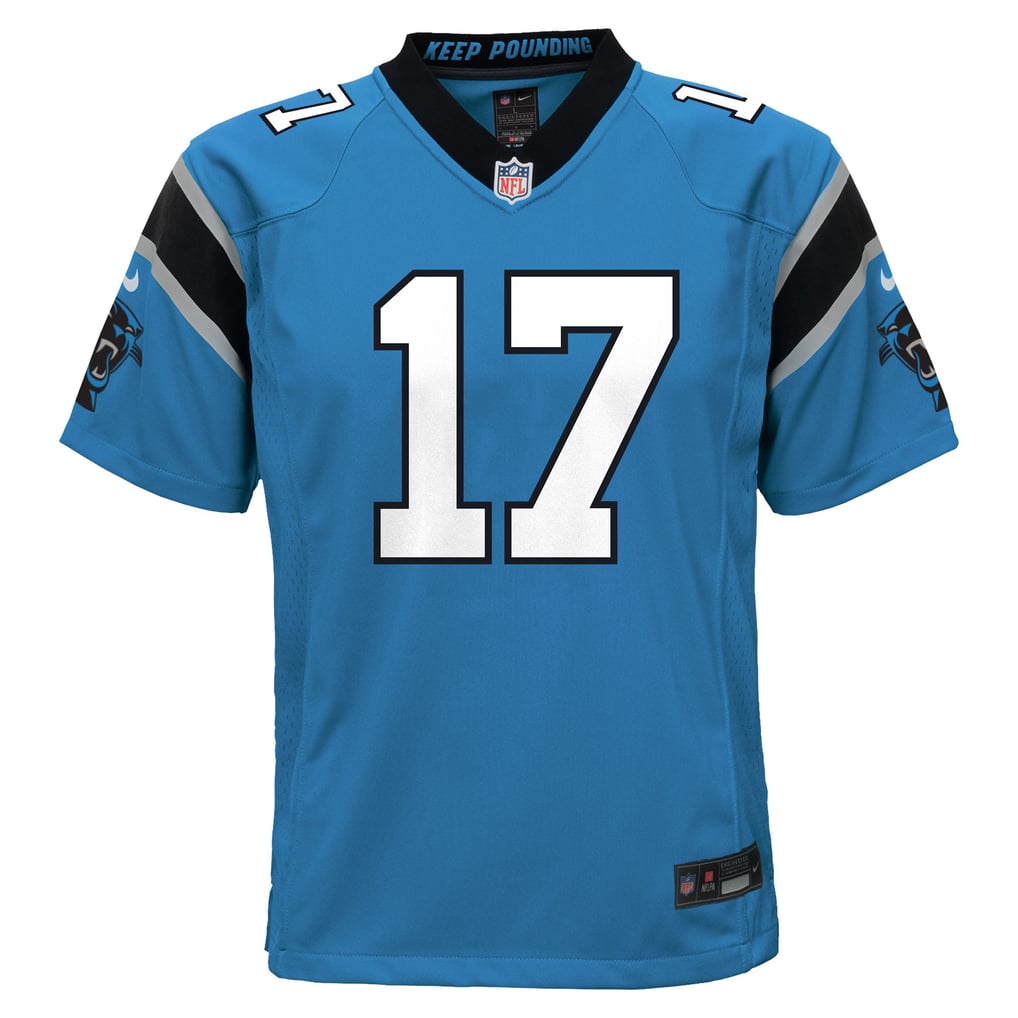 Youth Carolina Panthers Xavier Legette Nike Blue Alternate Game Jersey - Image 3