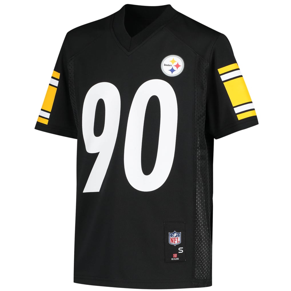 Youth Pittsburgh Steelers T.J. Watt Black Replica Jersey - Image 3